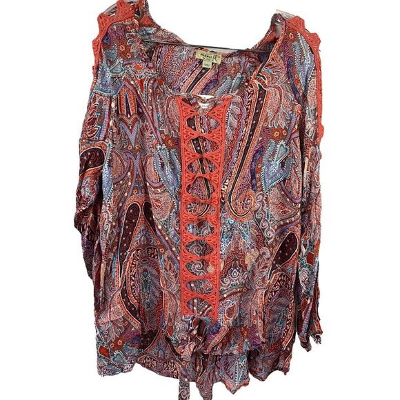 One World Women's Multicolor Top - Picture 1 of 6